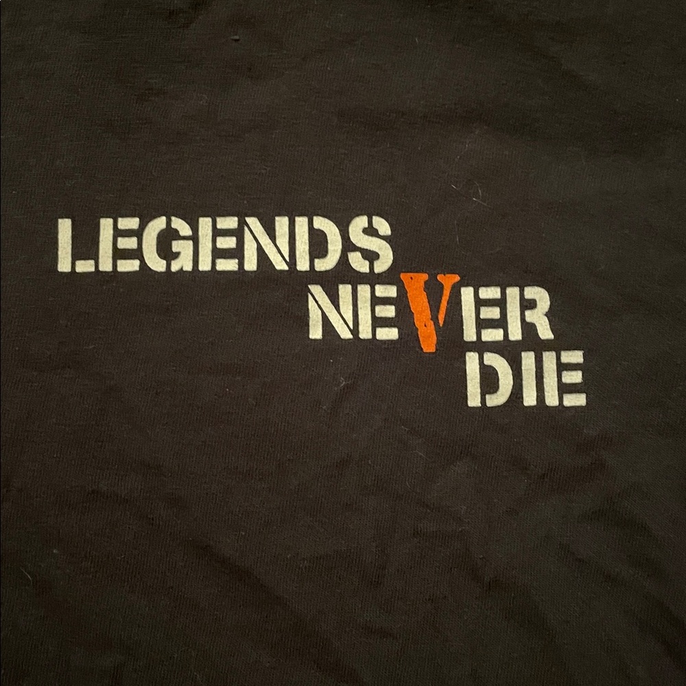 Juice Wrld Vlone black and orange men’s medium t-shirt - Picture 3 of 5